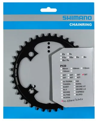 Produktbild von Shimano 38T -eturatas, BCD 104 mm