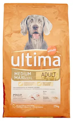 Productafbeelding van Ultima hondenvoer voor volwassen honden met kip - 7,5 kg