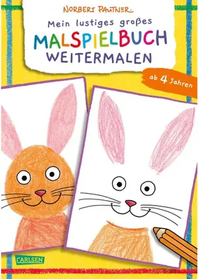 Obrázok produktu pre Mein lustiges großes Malspielbuch: Weitermalen (ab 4 Jahren)