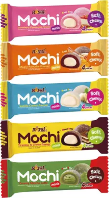 Produktbild von Royal Family Mochi Snackprobierpack Mix Soft Chewy 5x40g 200g