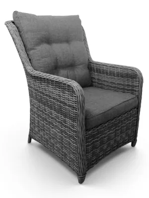 Produktbild von Dining Gartenstuhl | Venezia | Aschgrau | Rattan | 2er Set