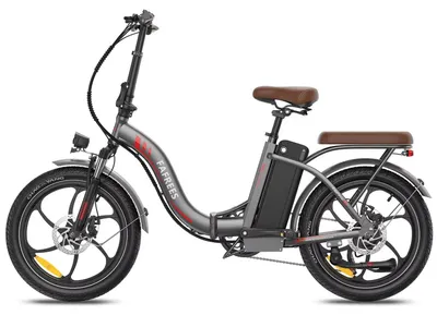 Obrázek produktu pro F20+ Pro – Skládací elektrické kolo – Odnímatelná 36V 25Ah lithium-iontová baterie – Dojezd přes 60 km – Pneumatiky 50,8 x 7,62 cm – Točivý moment 45 Nm – Barva: šedá