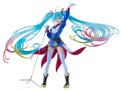 Image de Statuette Gundam X Miku Banpresto Evolve en PVC – Figurine Hatsune Miku – 21 cm