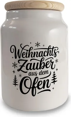 Produktbild von Weihnachtszauber Typografie Keksdose