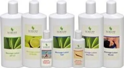 Produktbild von Massage-Lotion Orange-Basilikum 1L (parafinfrei), orange