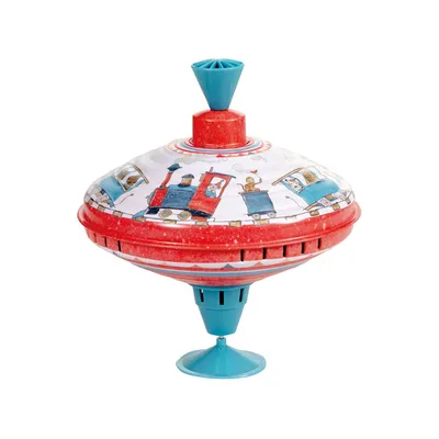 Produktbild von Brummkreisel Motiv Zug, Durchmesser 18cm - Kinderkreisel