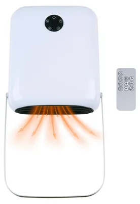 Productafbeelding van Alpina badverwarmer 750/2000W – Verwarming voor de badkamer met 2 warmtestanden en een 24-uurs timer – Elektrische verwarmingsstraal met IP22-bescherming – Verwarming met afstandsbediening en oververhittingsbeveiliging