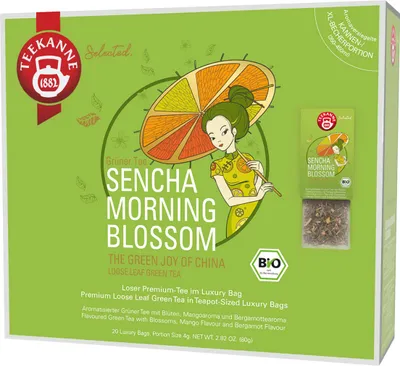 Zdjęcie produktu dla Teapot Organic Sencha Morning Blossom Luxury Bag 20 torebek