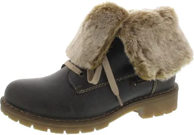 Zdjęcie produktu dla Sznurowane buty damskie Rieker w kolorze szarym