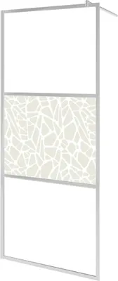 Produktbild von Duschwand für Begehbare Dusche ESG-Glas Steindesign 80x195 cm