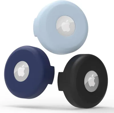 Produktbild von Silicone Schutzhülle für Airtag, 3 Stück, Wasserdicht, Für Hunde und Katzen