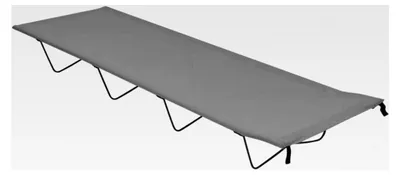 Produktbild von Campingbett 180x60x19cm aus Oxford-Gewebe und Stahl