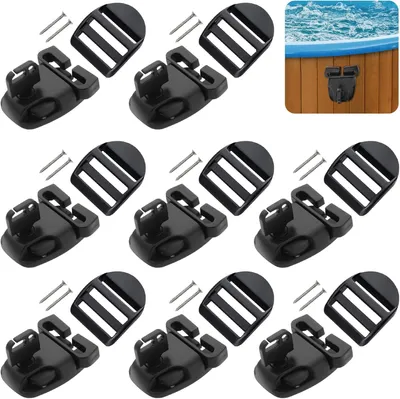 Produktbild von Set von 8 Abdeckungsclips für Whirlpools mit Zubehör