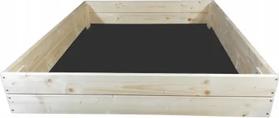 Produktbild von Hochbeet aus Holz Blumenbeet Pflanzkasten Pflanzkübel Gemüse Kräuter 100x100cm