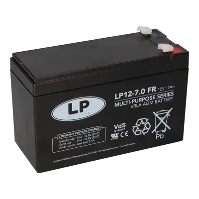 Obrázek produktu pro Olověná baterie Landport 12V 7Ah AGM NSA LP12-7 T1
