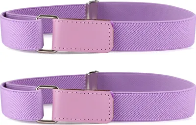 Image de 2x Ladeheid Kinder Ceinture élastique 1-6 ans 34-65 cm P15 (Violet, 1-6 ans)