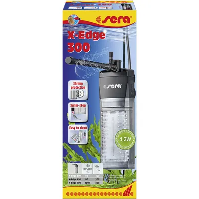 Produktbild von sera X-Edge 300 Eckfilter für Aquarien 50-100 L mit regulierbarem Durchfluss und Sauerstoffanreicherung