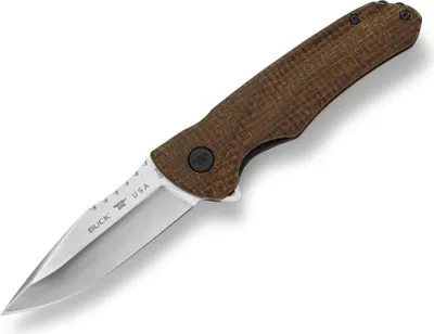 Immagine prodotto di Buck BU-0841BRS1Sprint Pro Burlap coltello tascabile 8 cm, marrone, Micarta