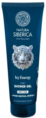 Image de Natura Siberica Men Icy Energy. gel douche 2 en 1. Corps et cheveux, 200 ml