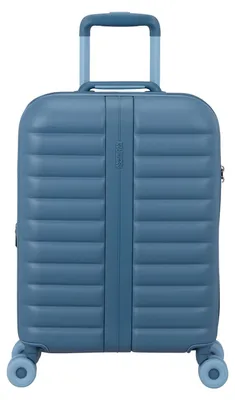 Image de American Tourister trolley Neovibe Spinner 55 / 20 EXP TSA Trolley Steel Blue bleu gris