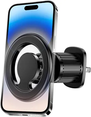 Imagen del producto de Soporte magnético para teléfono móvil para coche, giratorio 360 grados, para rejillas de ventilación, color , soporte para smartphone