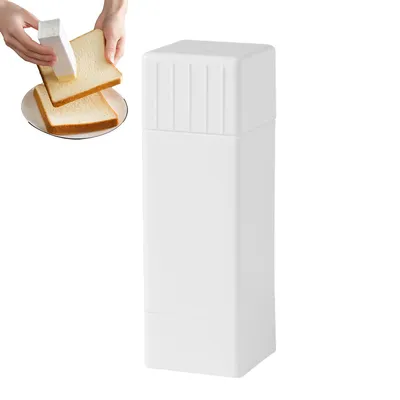 Produktbild von Butterdosen, Rotierender Butterstreuer, Butterspender, Butter gleichmäßig auf Pfannkuchen, Waffeln und Toasts verteilen, 36x36x110mm