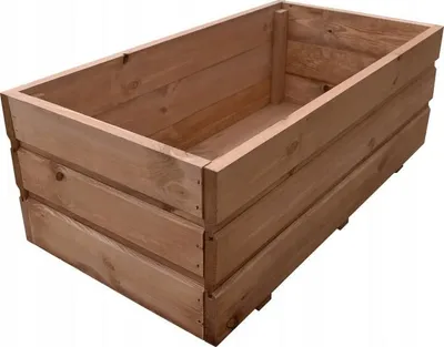 Produktbild von FKL DESIGN Pflanzkübel Teak 80x40x30cm Garten Home Deco langlebig verrottungsbeständig