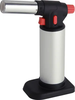 Image de FMprofessional Brûleur à gaz de cuisine non rempli 50ml, (noir/argent/rouge)