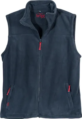 Produktbild von Fleece-Weste Übergröße dunkelblau Brigg