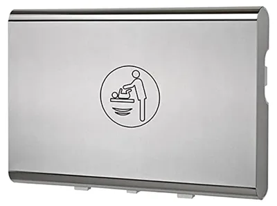 Produktbild von Wickeltisch Calella - klappbar als Wandwickeltisch/Wickelregal, Edelstahl