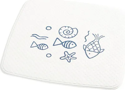 Produktbild von Duscheinlage RIDDER Neptun 54 x 54 cm weiß blau