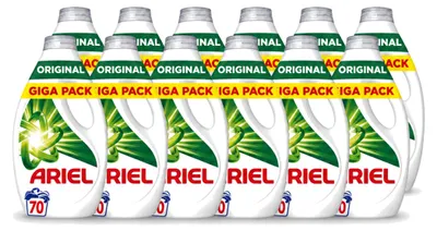 Produktbild von 12 x Ariel Flüssigwaschmittel Original - 3150 ml - Vorteilspackung - 12 Stücke