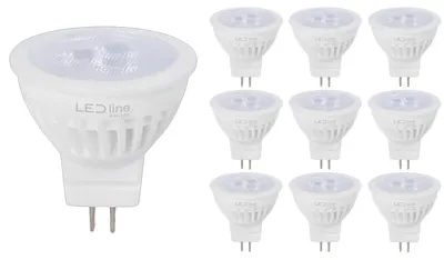 Produktbild von LED line PRIME LED Spot GU4 MR11 3W 330lm Ø35mm 12V 10 Stück