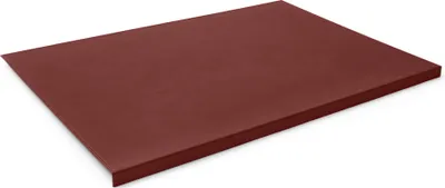 Produktbild von Schreibtischunterlage mit Kantenschutz cm 90x60 Leder Bordeaux Rot - Handwerkliche Nähte - Hergestellt in Italien