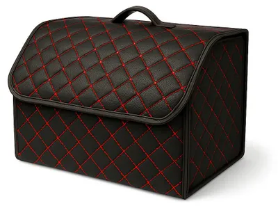 Produktbild von r Leder-Organizer für den Kofferraum – faltbare Aufbewahrungsbox, 40 x 30 x 30 cm