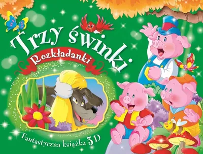 Productafbeelding van Fantastyczna książka 3D. Trzy świnki. Rozkładanki