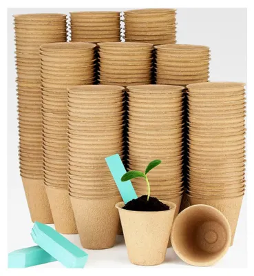 Produktbild von Runde Torftöpfe, biologisch abbaubar, 7,9 cm, 600 Stück