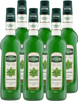 Zdjęcie produktu dla Syrop do napojów Mathieu Teisseire Bazylia 0,7 l (opakowanie 6 sztuk)