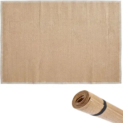 Produktbild von Outdoor-Teppich in Jute-Optik aus recyceltem Polypropylen, 90 x 150 cm