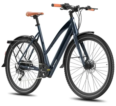 Zdjęcie produktu dla Rower elektryczny miejski – F700W – bezszczotkowy silnik o mocy 250 W – akumulator litowy 36 V – zasięg 31–60 km – opony 700x42C – rama aluminiowa – prędkość maksymalna 25 km/h – kolor niebieski