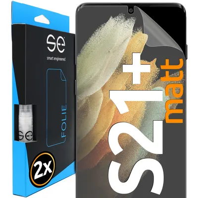 Produktbild von Smart Engineered SE0-F0102-0151-21-M, Samsung, Galaxy S21+ 5G, Schmutzabweisend, Kratzresistent, Transparent, 2 Stück(e)