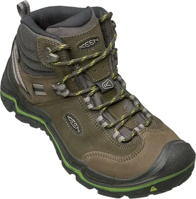 Produktbild von Keen Wanderer Mid WP Women raven/bright chartreuse - Wanderstiefel, Keen_Farbe:raven/bright chartreuse, Keen_Schuhgröße_Damen:37.5 (US 7)