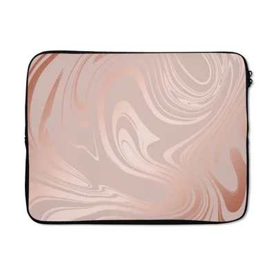 Produktbild von MuchoWow® Laptop Hülle 15 Zoll Marmor - Roségold - Luxus Laptoptasche - Laptoptasche - Sleeve - Rundum-Schutz