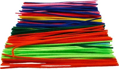 Produktbild von Creativ Company Chenilledraht Bastelset bunt 300 Stück 4 mm