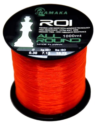 Productafbeelding van Angelschnur met fluorocarbon coating, 1000 meter, diameter 0,25 mm, draagkracht 5,37 kg, geschikt voor de visserij