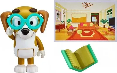 Obrázek produktu pro Figurka Bluey Honey s knihou