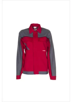 Produktbild von Planam Highline Damen Bundjacke rot/schiefer/schwarz Gr. 50, 2390050