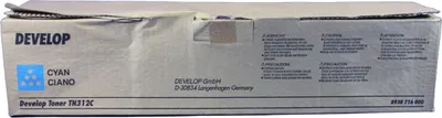 Produktbild von Develop TN-312C Tonerkartusche 8938716 Cyan 12.000 Seiten für Develop ineo+ 300