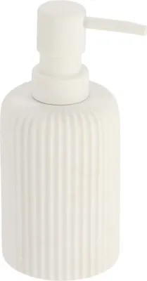 Produktbild von Tendance Seifenspender 230 ml weiß 7 cm x 7 cm x 17 cm Polyresin