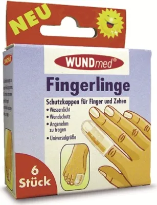Produktbild von Wundmed Fingerlinge 6 Stück